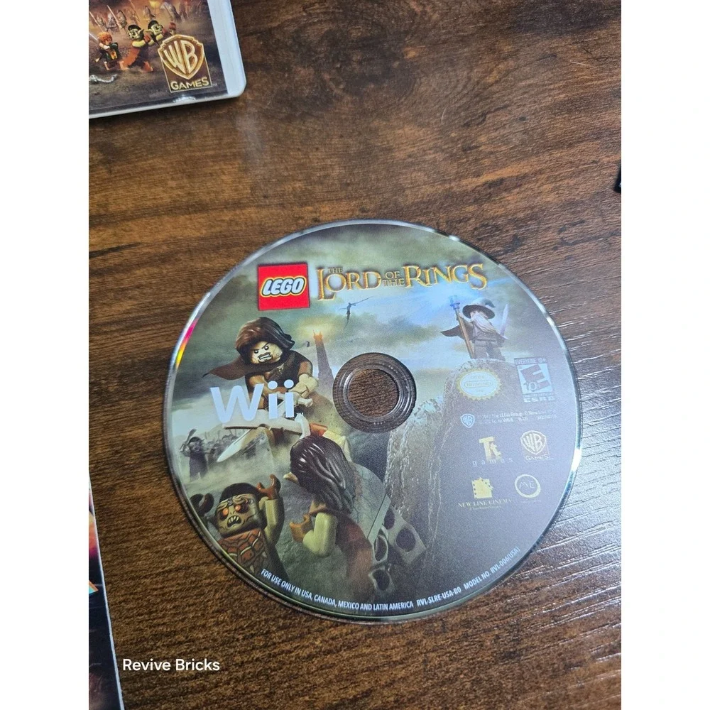 LEGO The Lord of the Rings (Nintendo Wii 2012) CIB Complete Tested Working Great